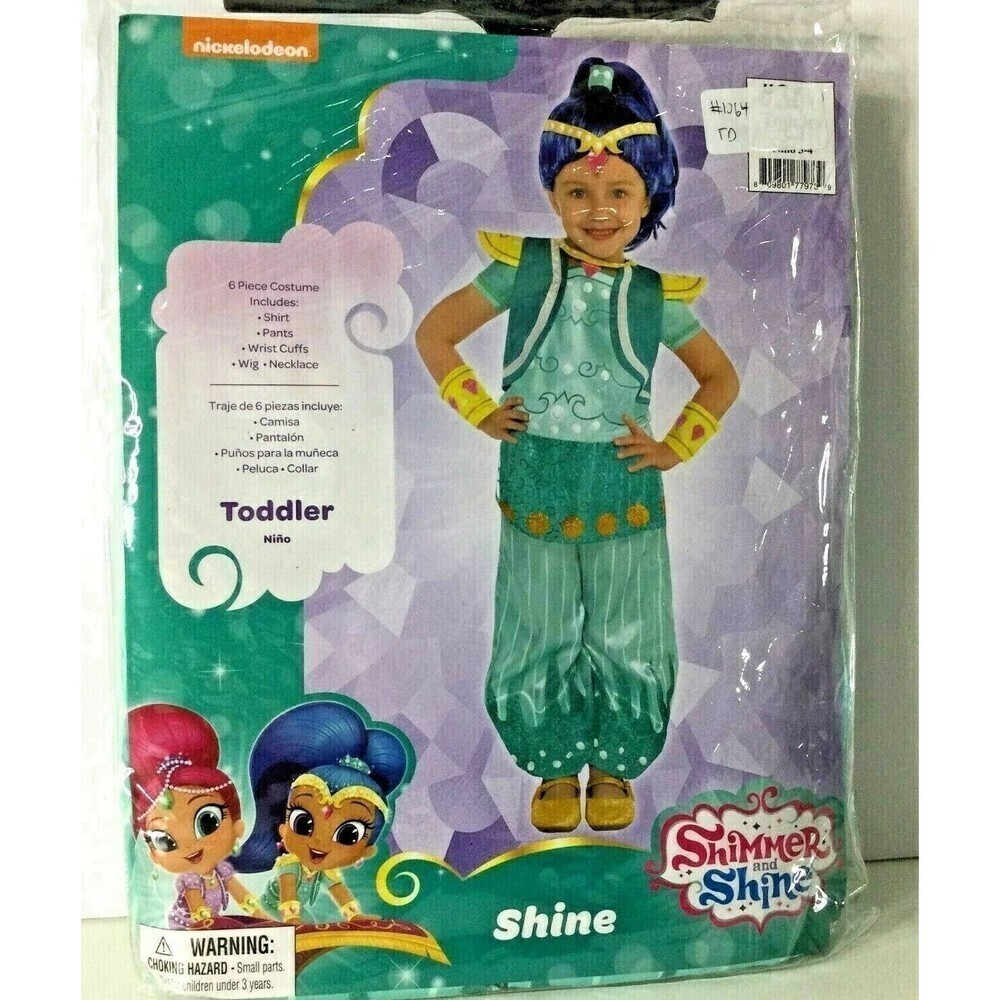Shimmer & Shine Child SMALL & 3/4T‎  Genie complete Costume